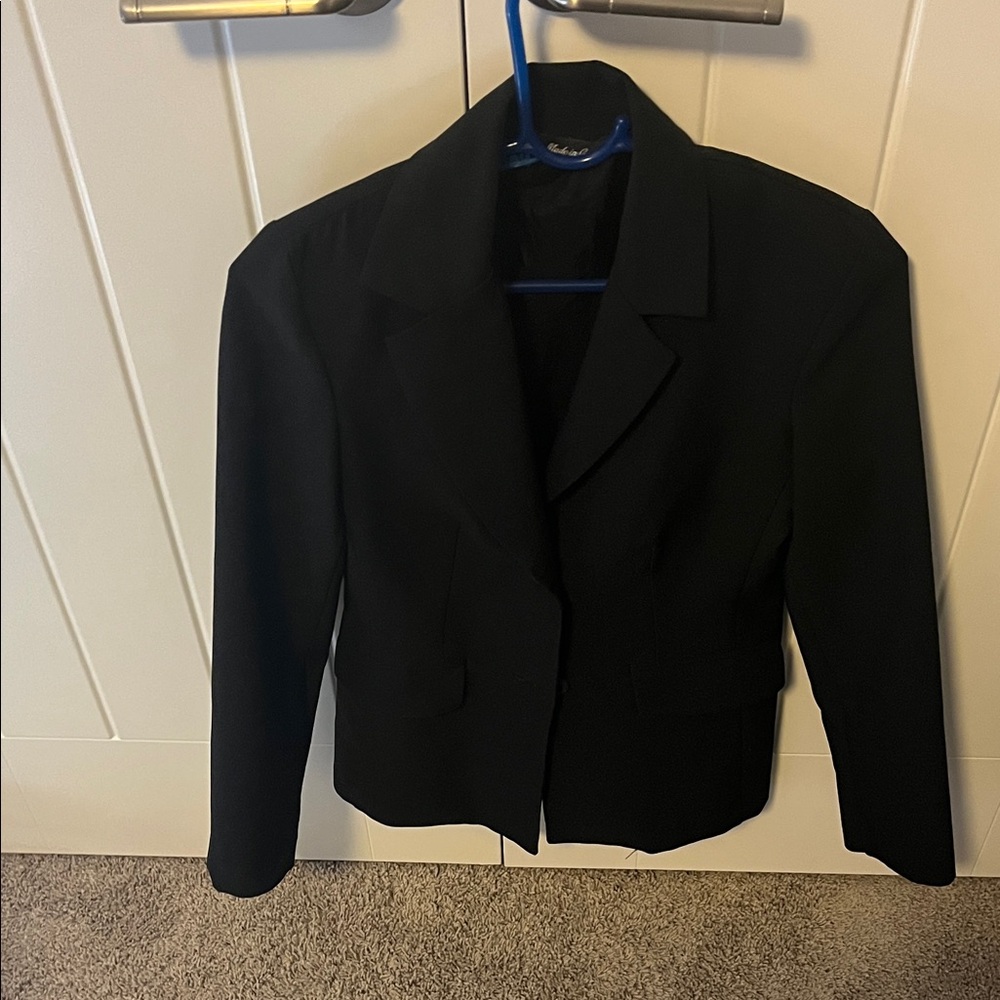 Classic xs LeChateau vintage Black Women's Blazer made in Canada